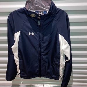 Under Armour Jacket Men’s Size Small Blue Full Zip Up Jacket